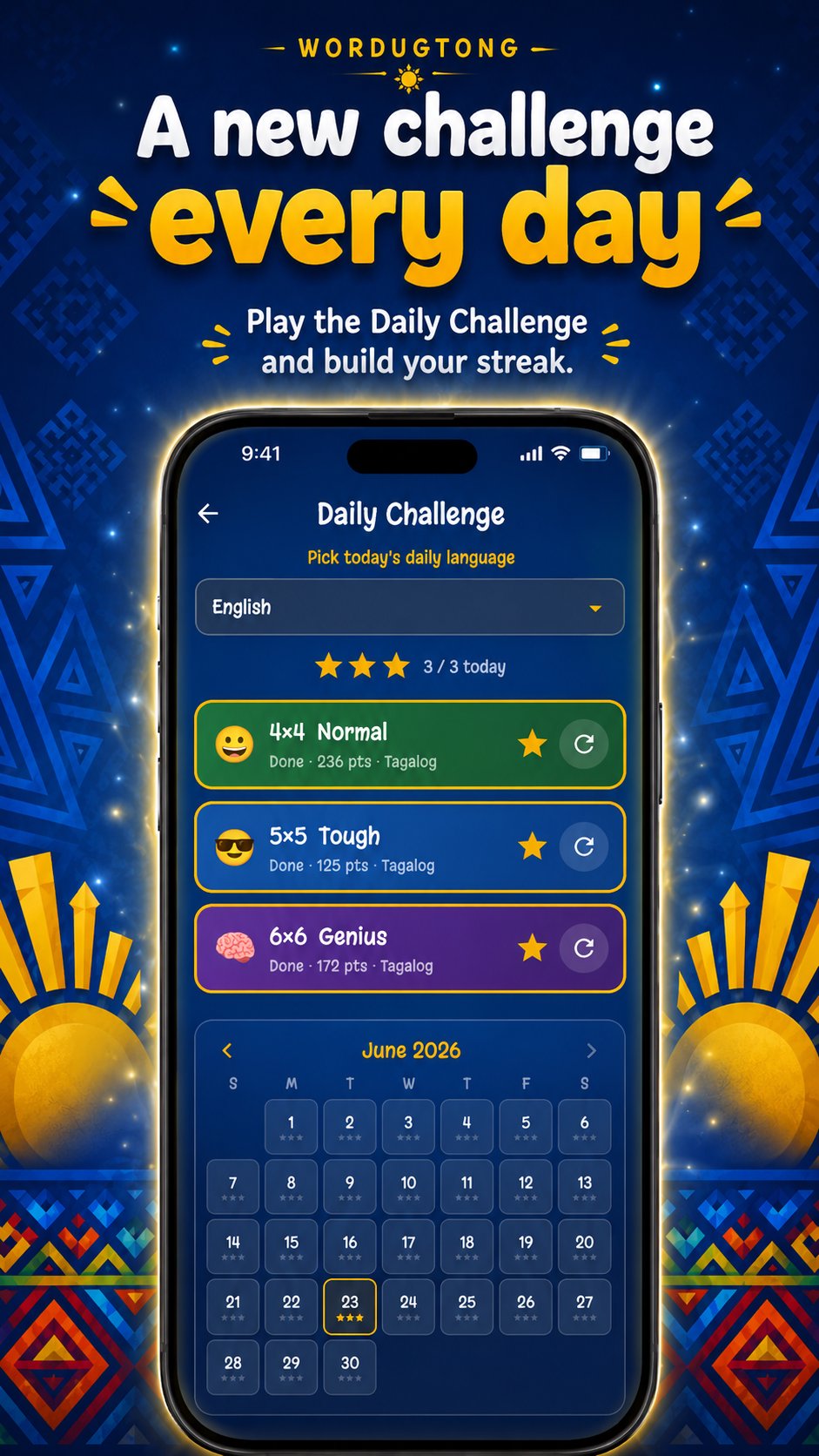 Wordugtong: Pinoy Word Game 2026.8.16 Screenshot 3