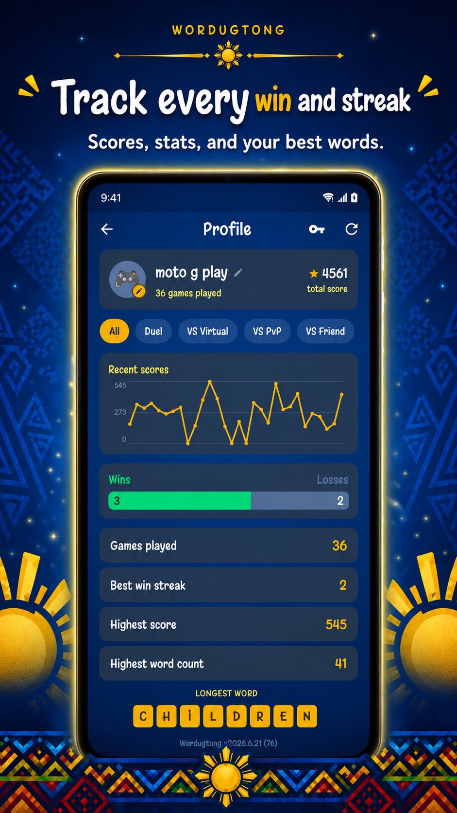 Wordugtong: Pinoy Word Game 2026.8.16 Screenshot 6