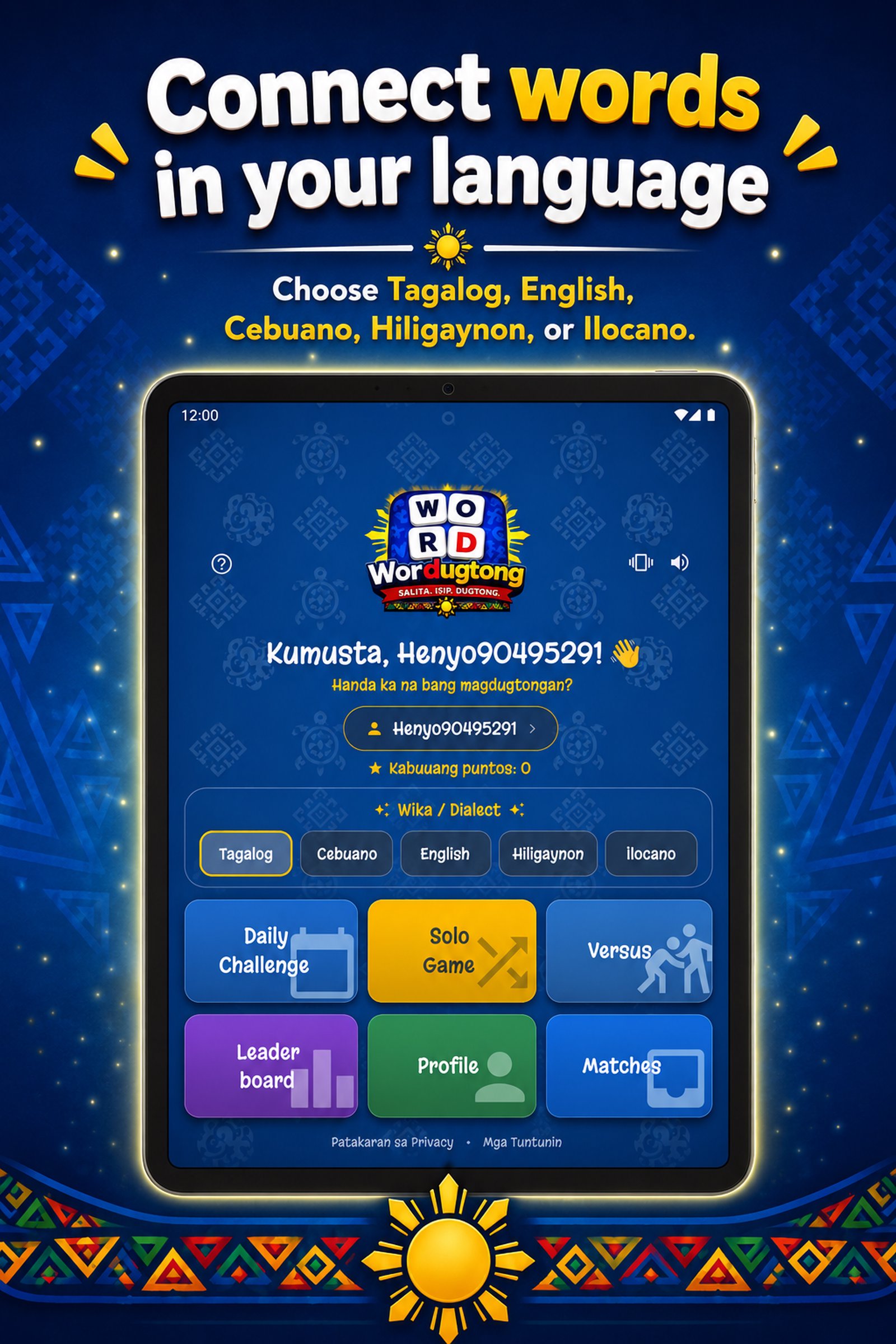 Wordugtong: Pinoy Word Game 2026.8.16 Screenshot 9