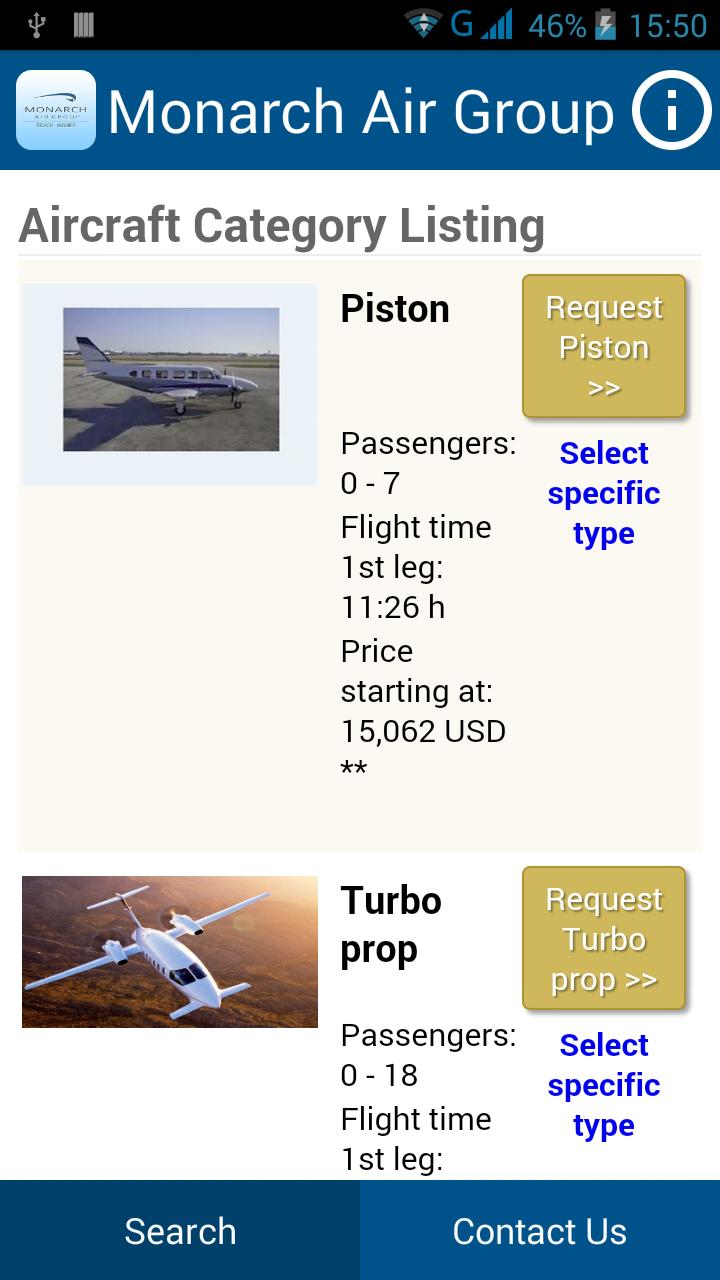 Private Jet Charter - MAG 1.6.1 Screenshot 2