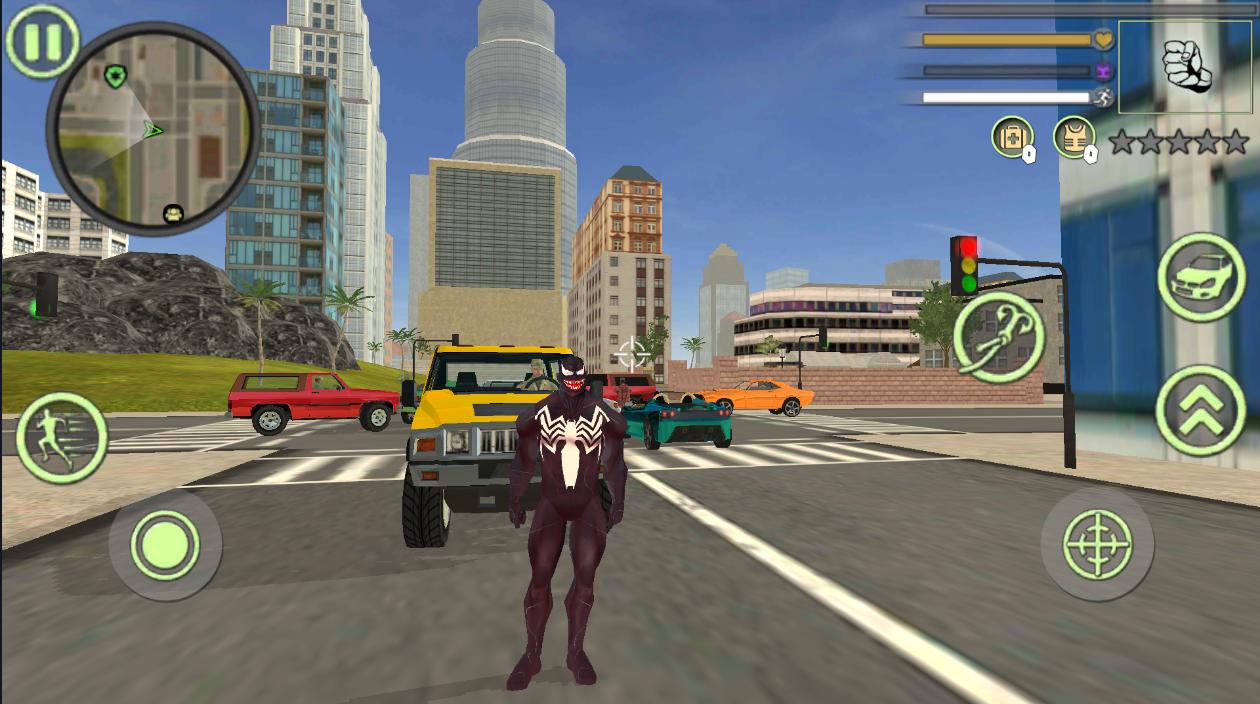 Neon Spider Rope Hero : Vice Town 1.0 Screenshot 1