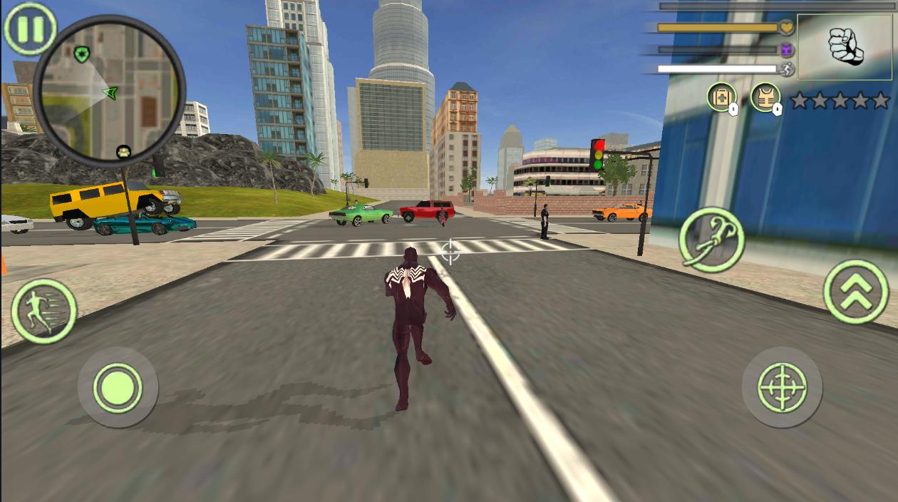 Neon Spider Rope Hero : Vice Town 1.0 Screenshot 2