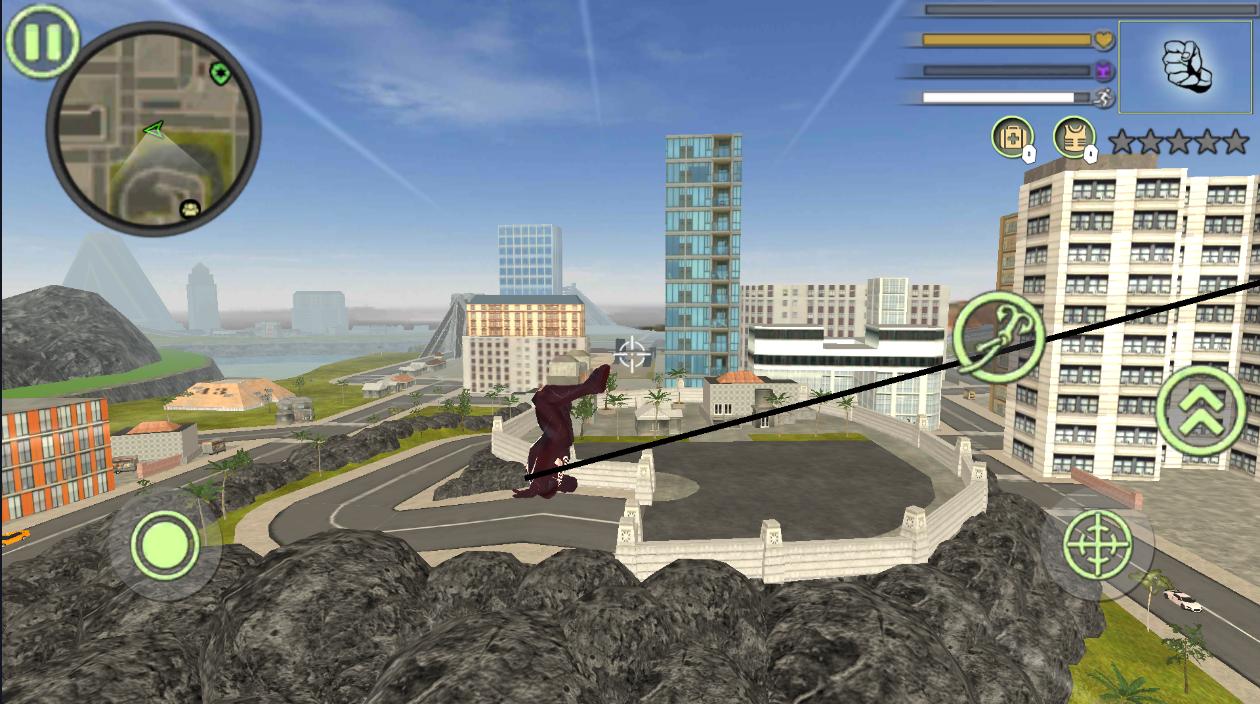 Neon Spider Rope Hero : Vice Town 1.0 Screenshot 3