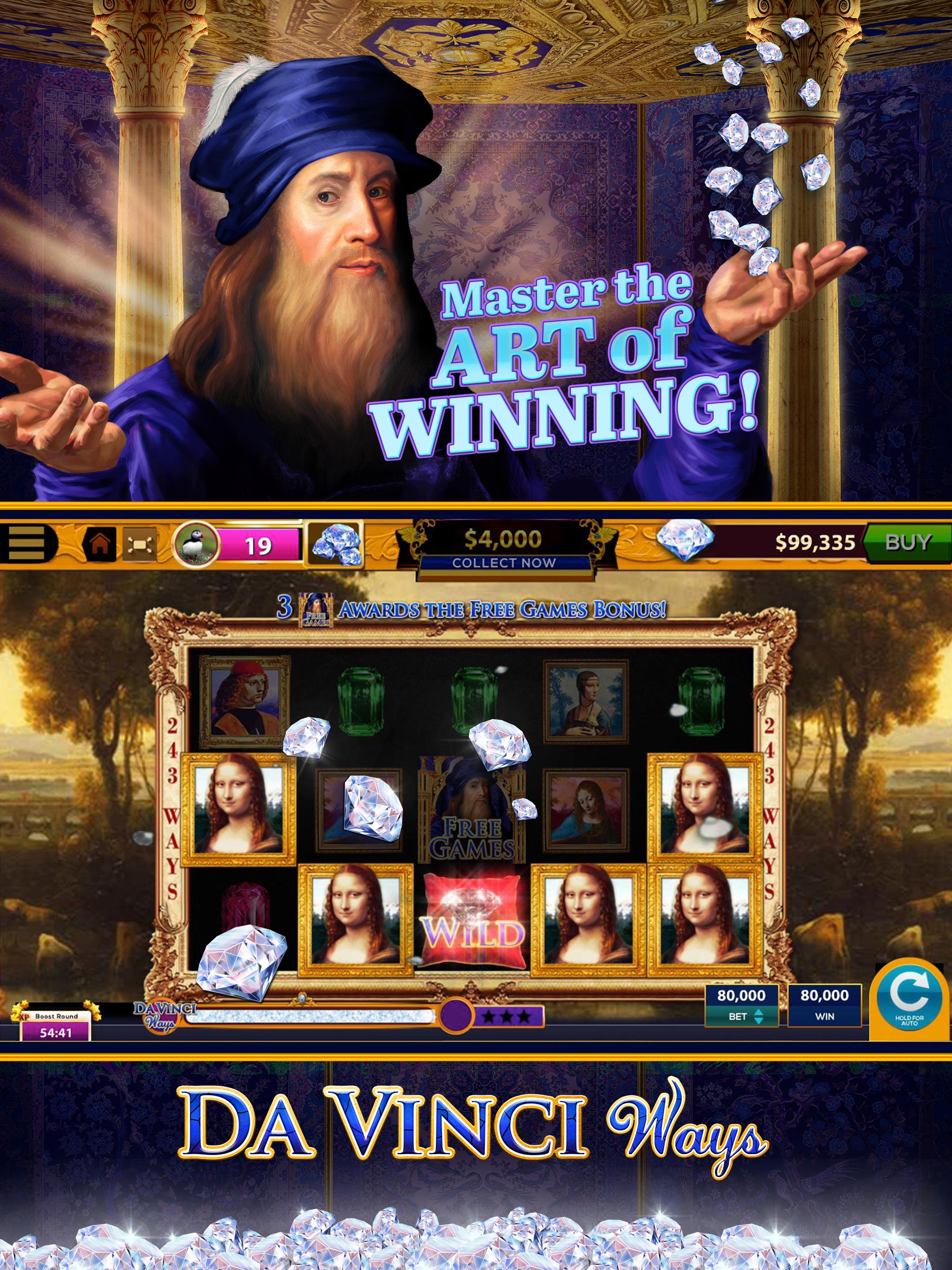 Da Vinci Diamonds Casino – Best Free Slot Machines 3.0.5 Screenshot 12