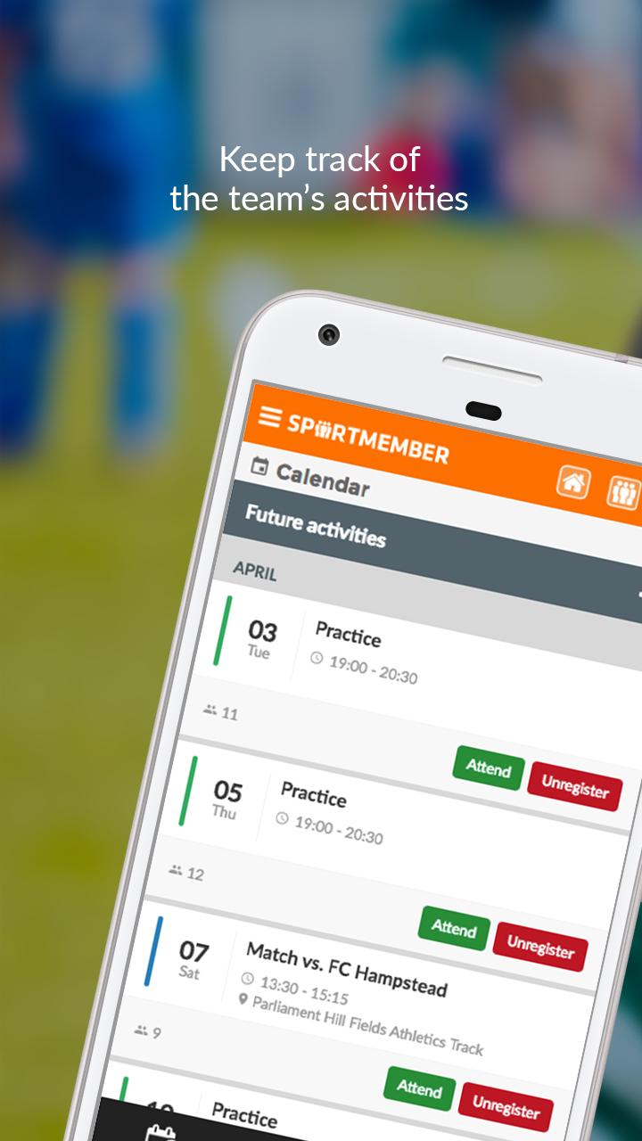 SportMember Mobile team app 6.6.279 Screenshot 1