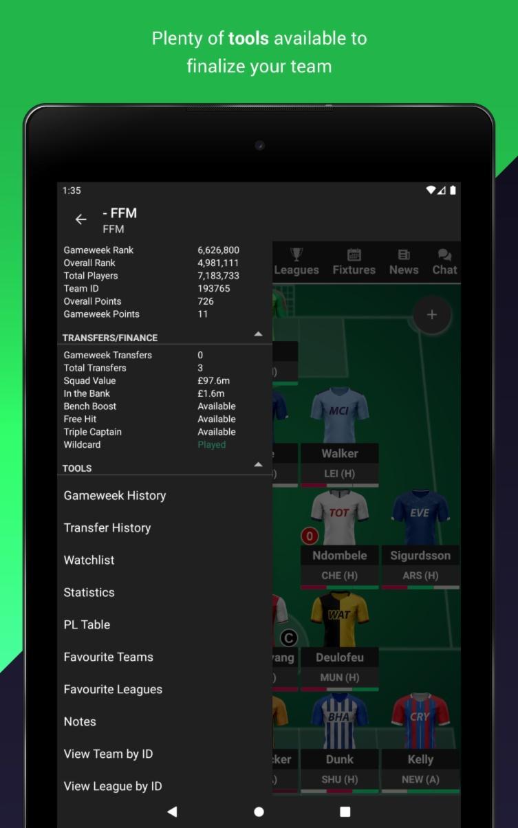 (FPL) Fantasy Football Manager for Premier League 10.0.6 Screenshot 11