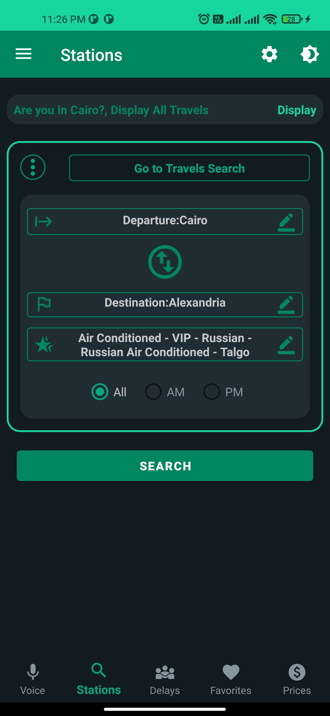 Egypt's Trains - Voice Search 26202058.447 Screenshot 2