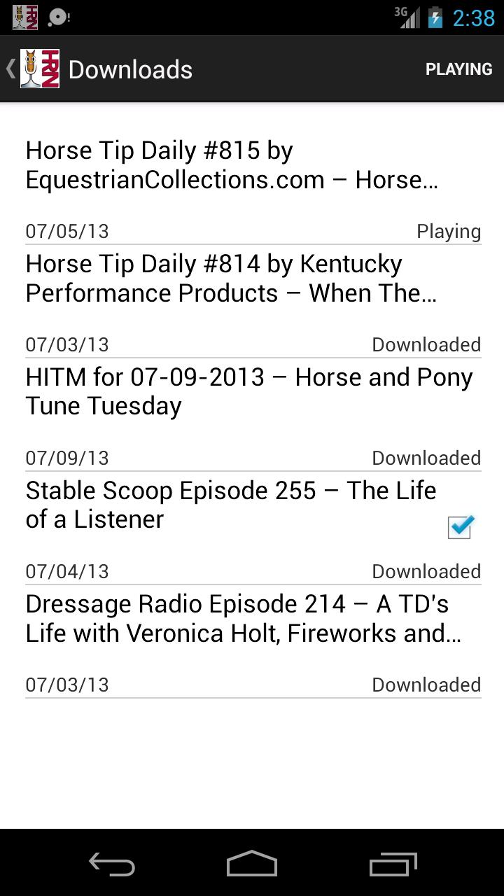 Horse Radio Network 1.20 Screenshot 2