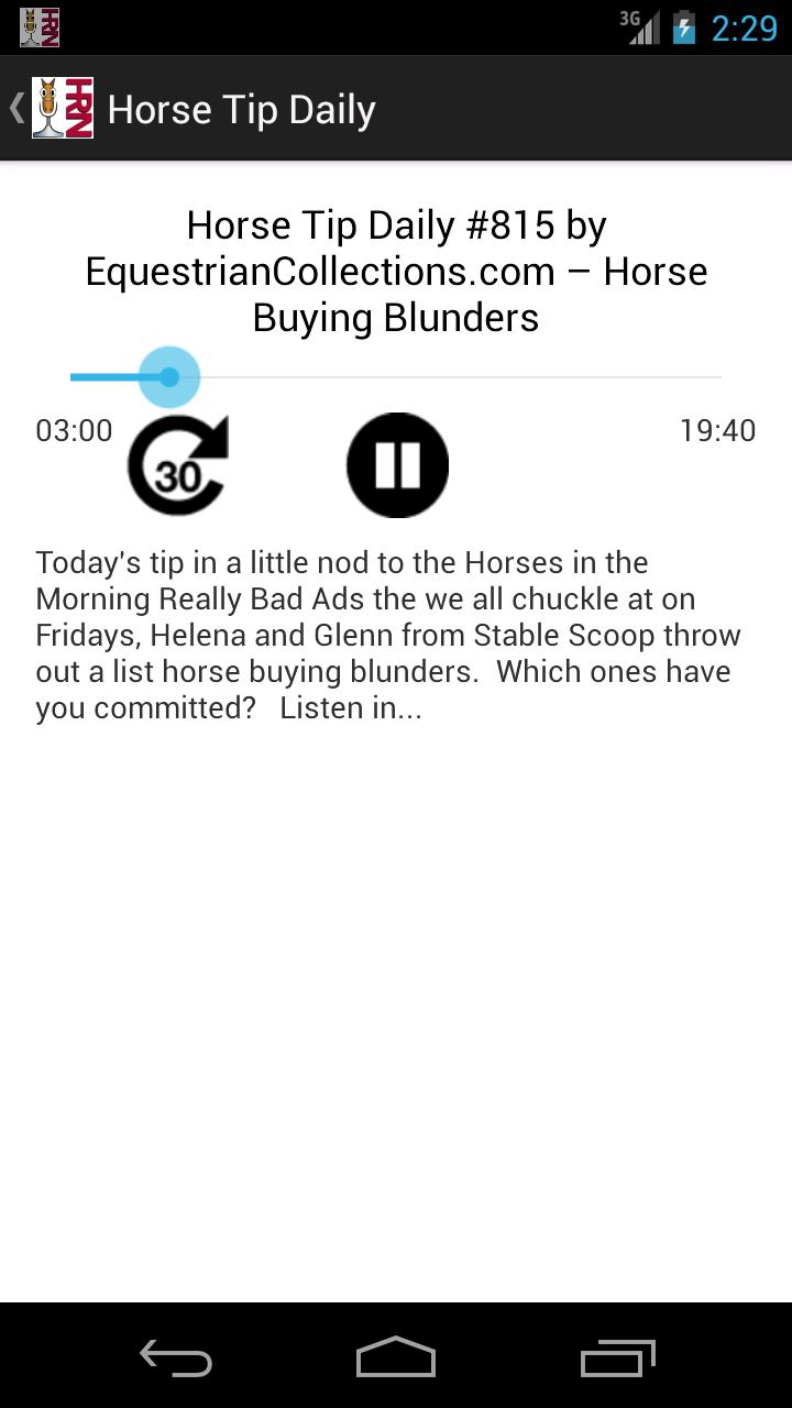 Horse Radio Network 1.20 Screenshot 3