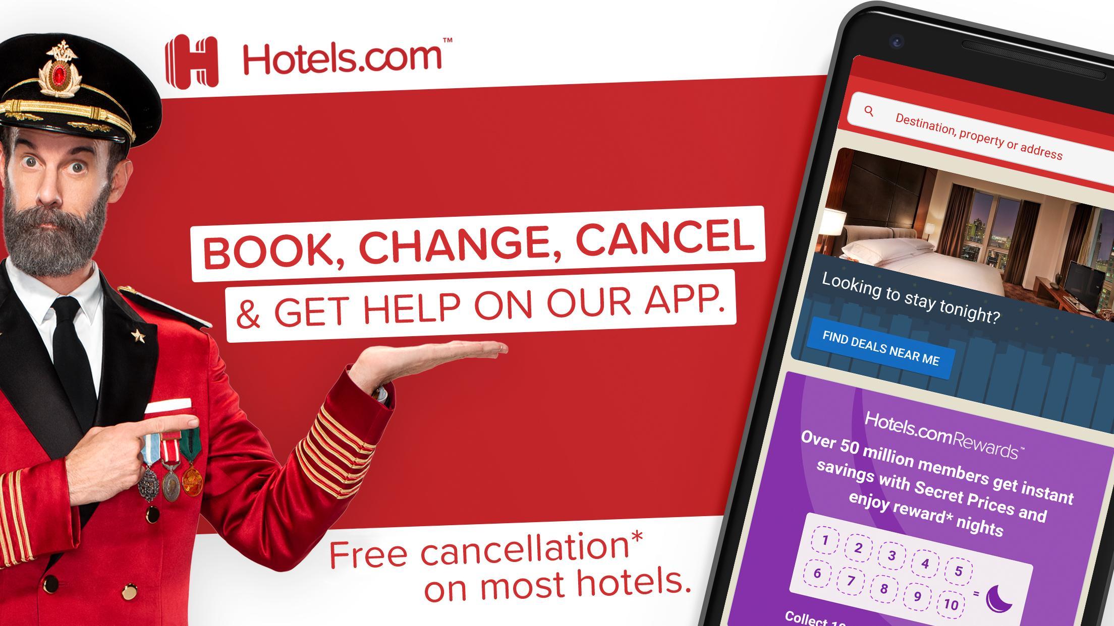 Hotels.com Book Hotels, Vacation Rentals and More 62.0.1.15.release-62_0 Screenshot 1