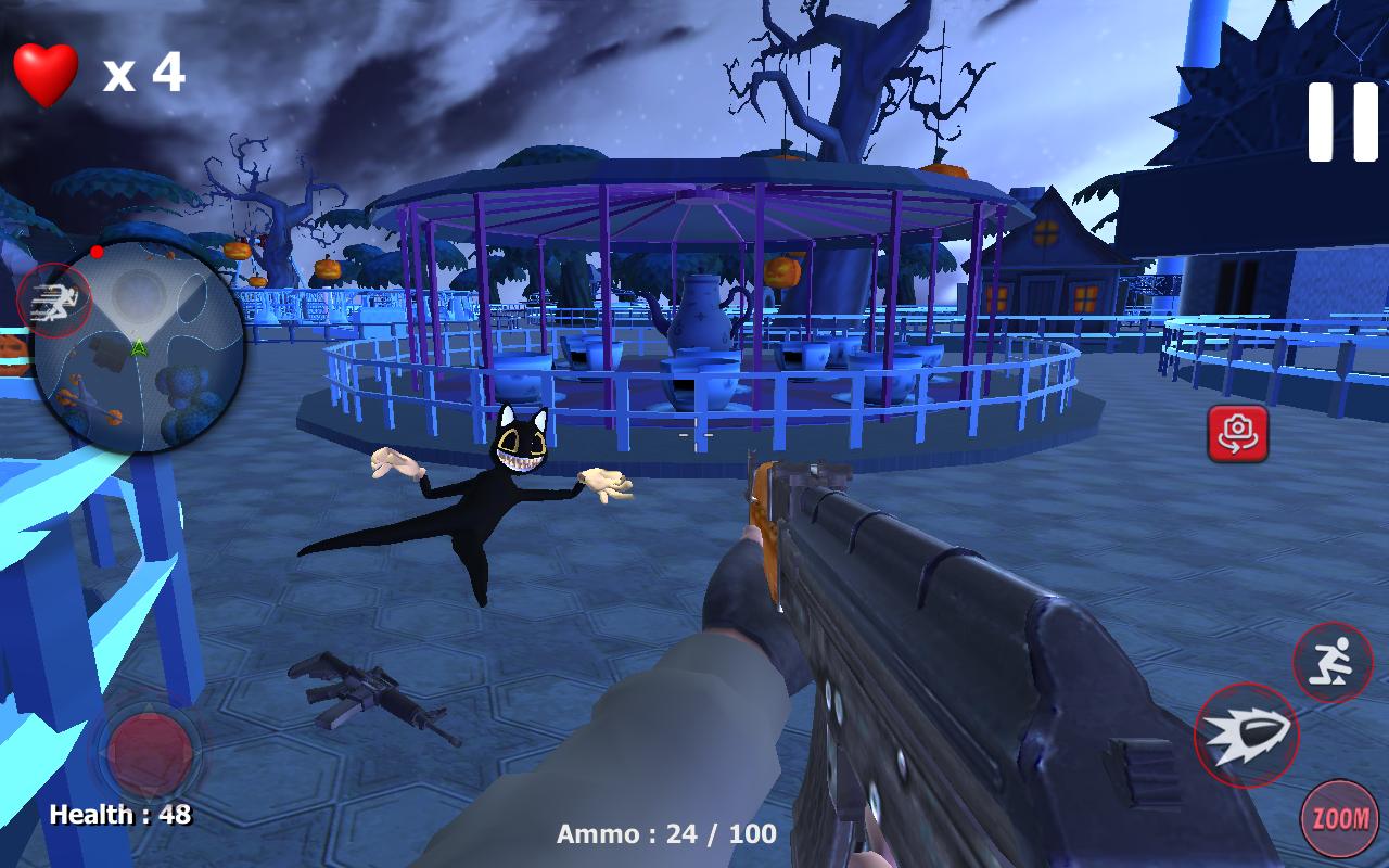 Scary Cartoon Cat Horror Game : Gangster Cat Mod 1.2 Screenshot 3
