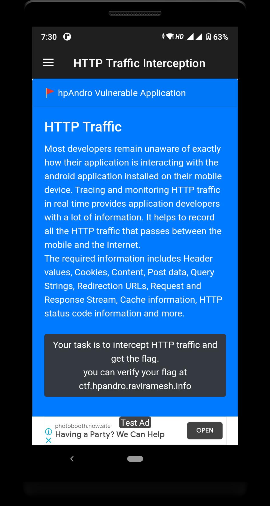 HTTP Traffic Interception 1.0.3 Screenshot 2