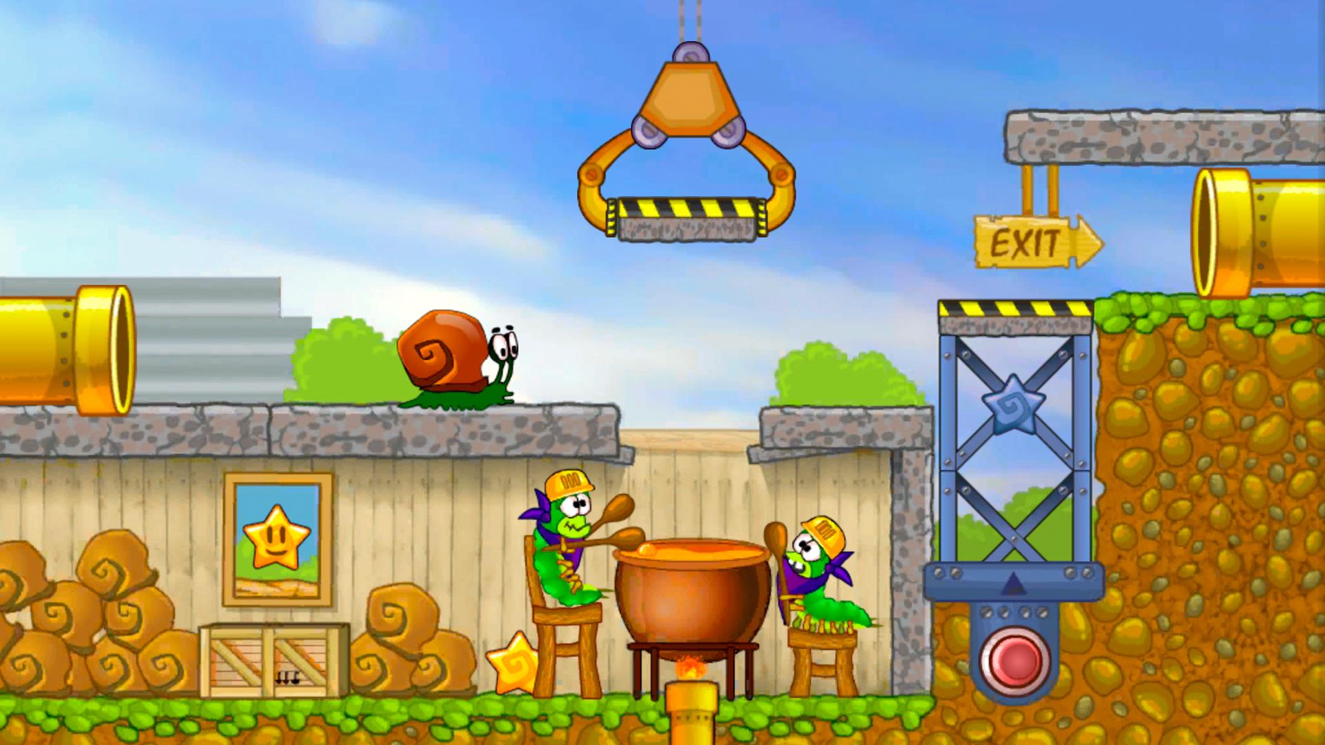 Snail Bob 1: Arcade Adventure In The Puzzle World 0.8.4 Screenshot 1