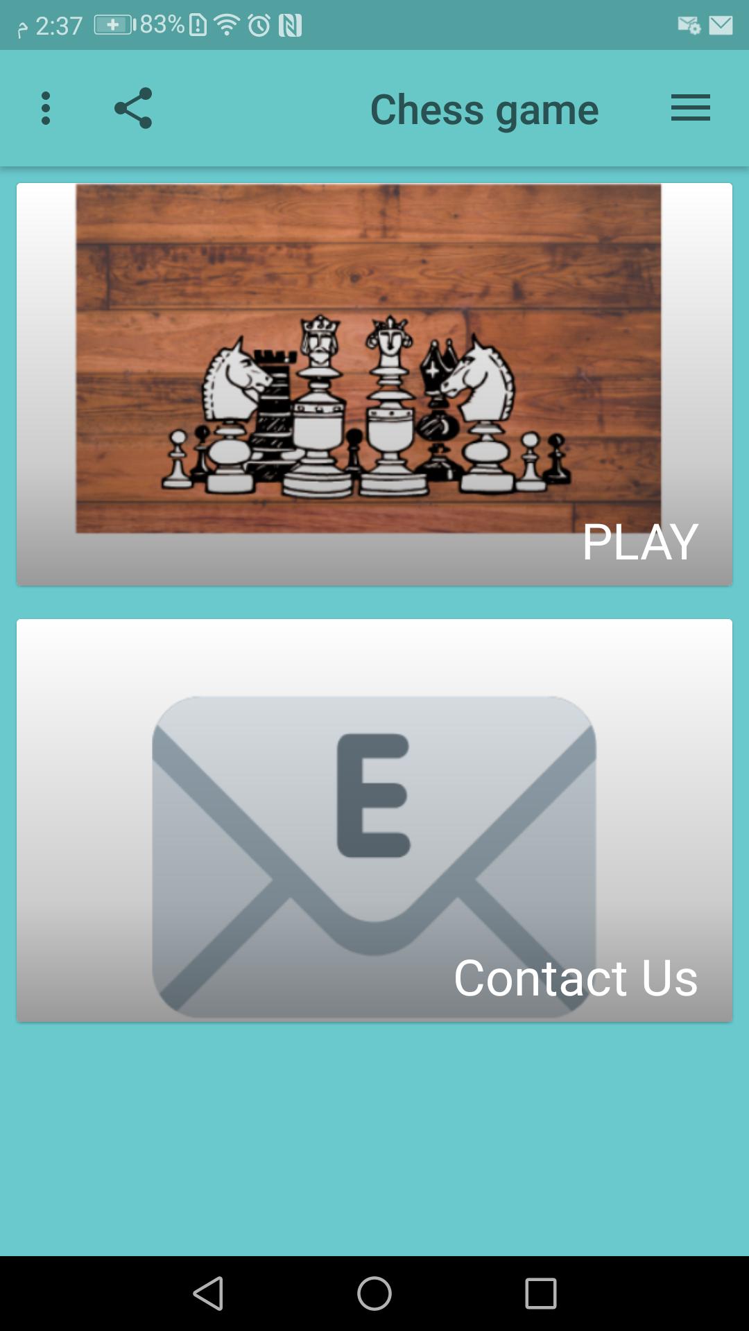 Chess game 1.0 Screenshot 1