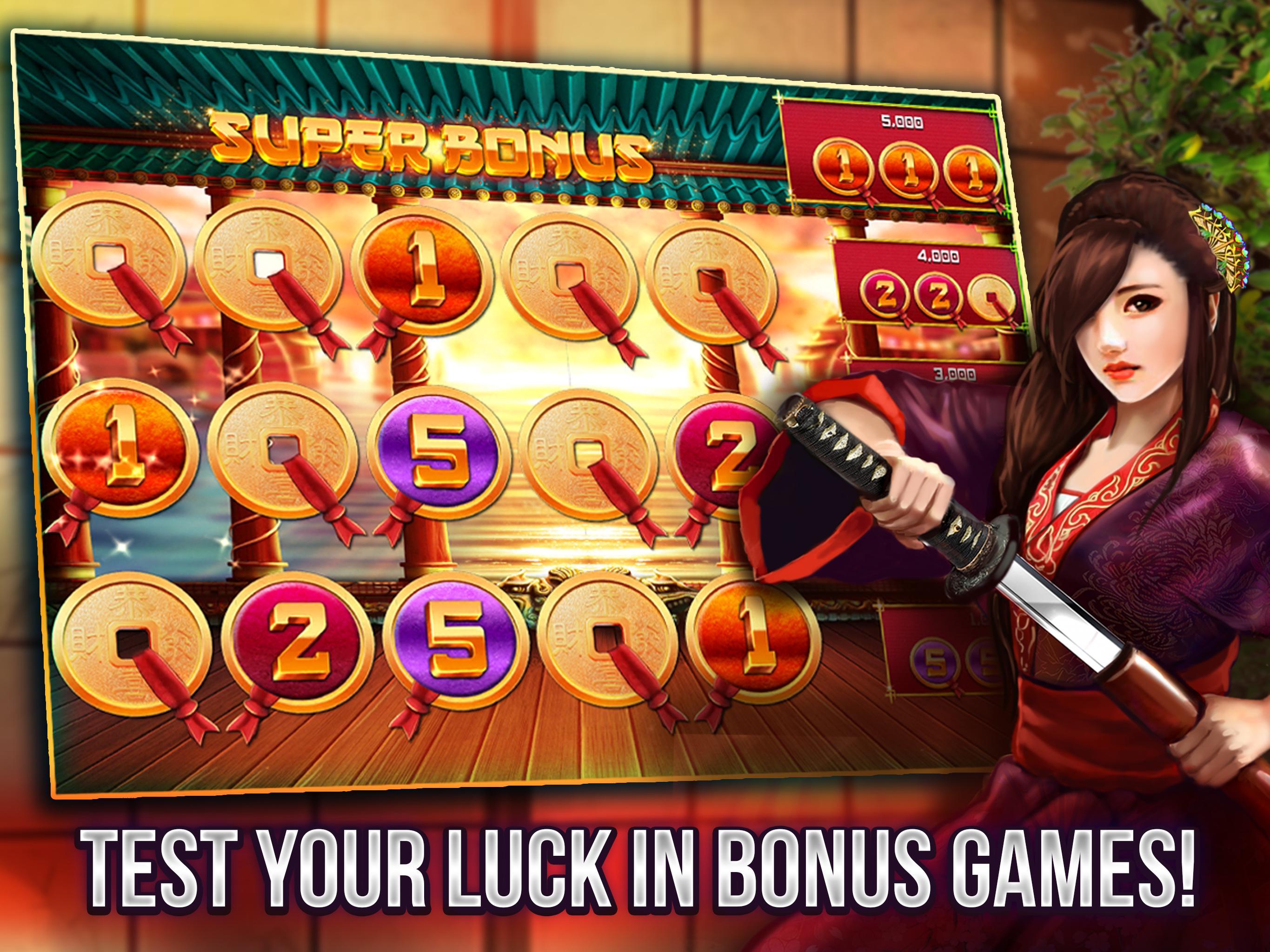 Free Vegas Casino Slots - Samurai 2.8.3600 Screenshot 8