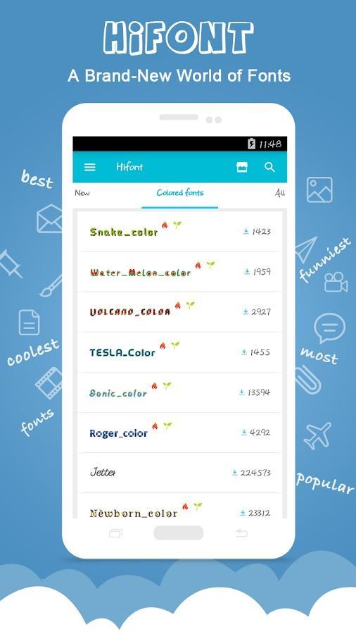 HiFont - Cool Fonts Text Free + Galaxy FlipFont 8.4.4 Screenshot 3