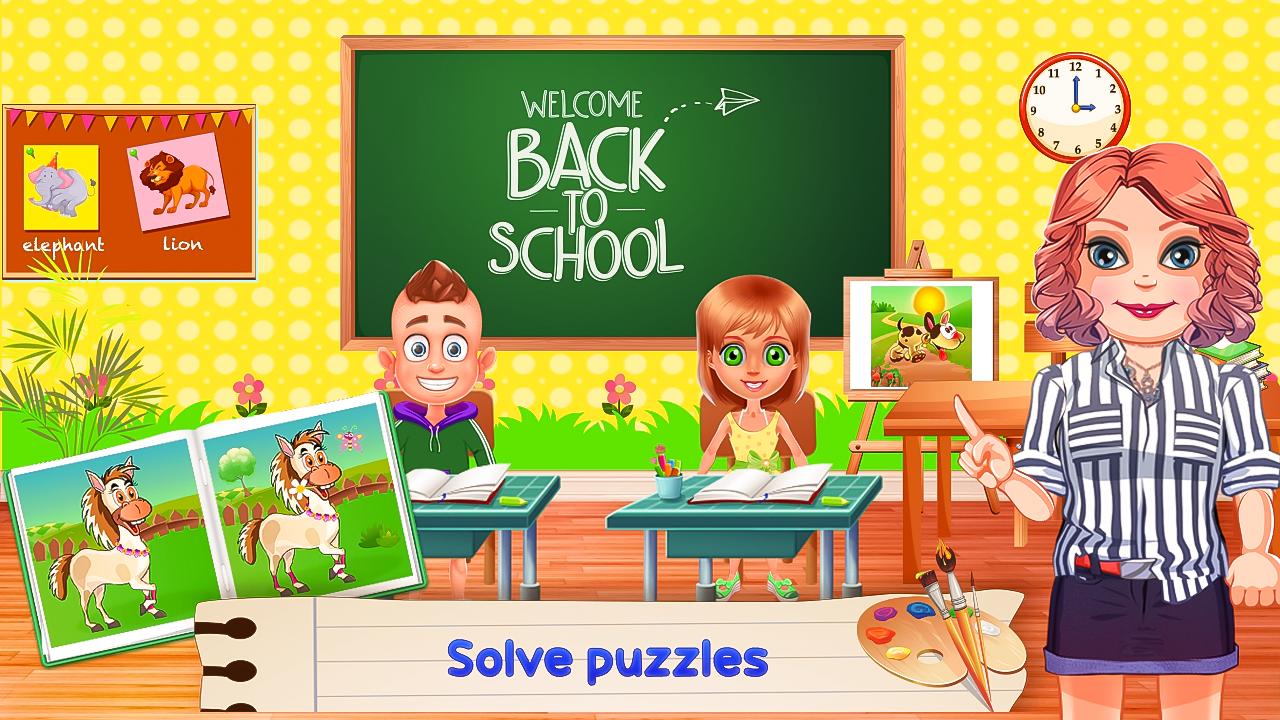 My Class Teacher Classroom Fun Play Game 1.4 Screenshot 1