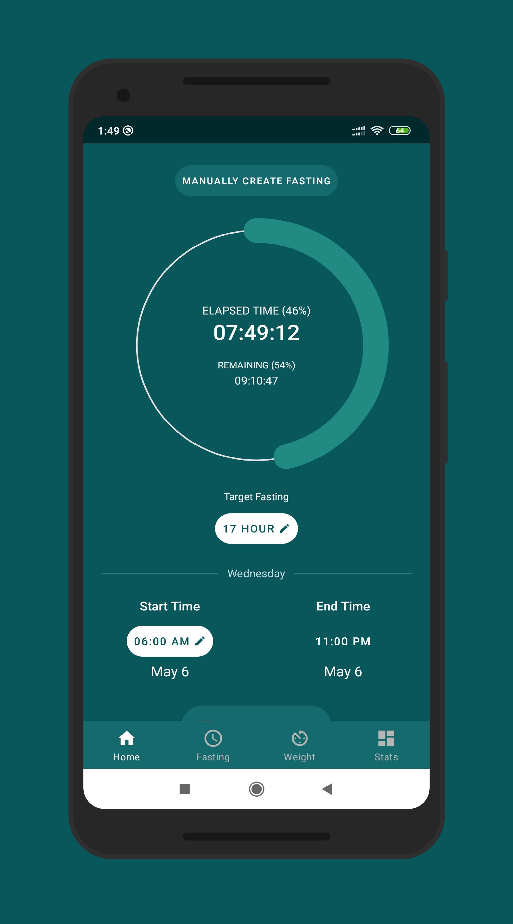 iFasting Simple Intermittent Fasting Tracker 2.26.7 Screenshot 1