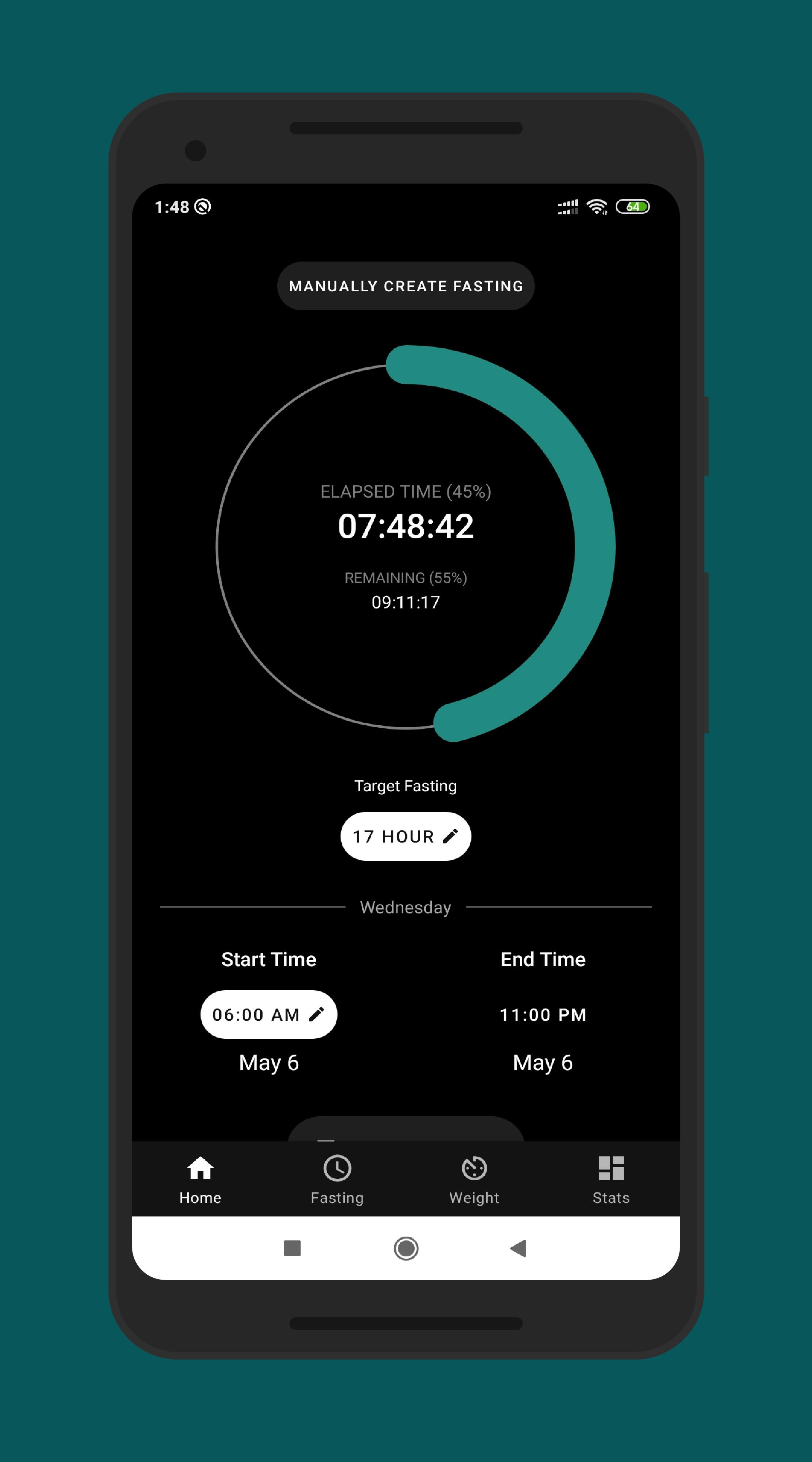 iFasting Simple Intermittent Fasting Tracker 2.26.7 Screenshot 2