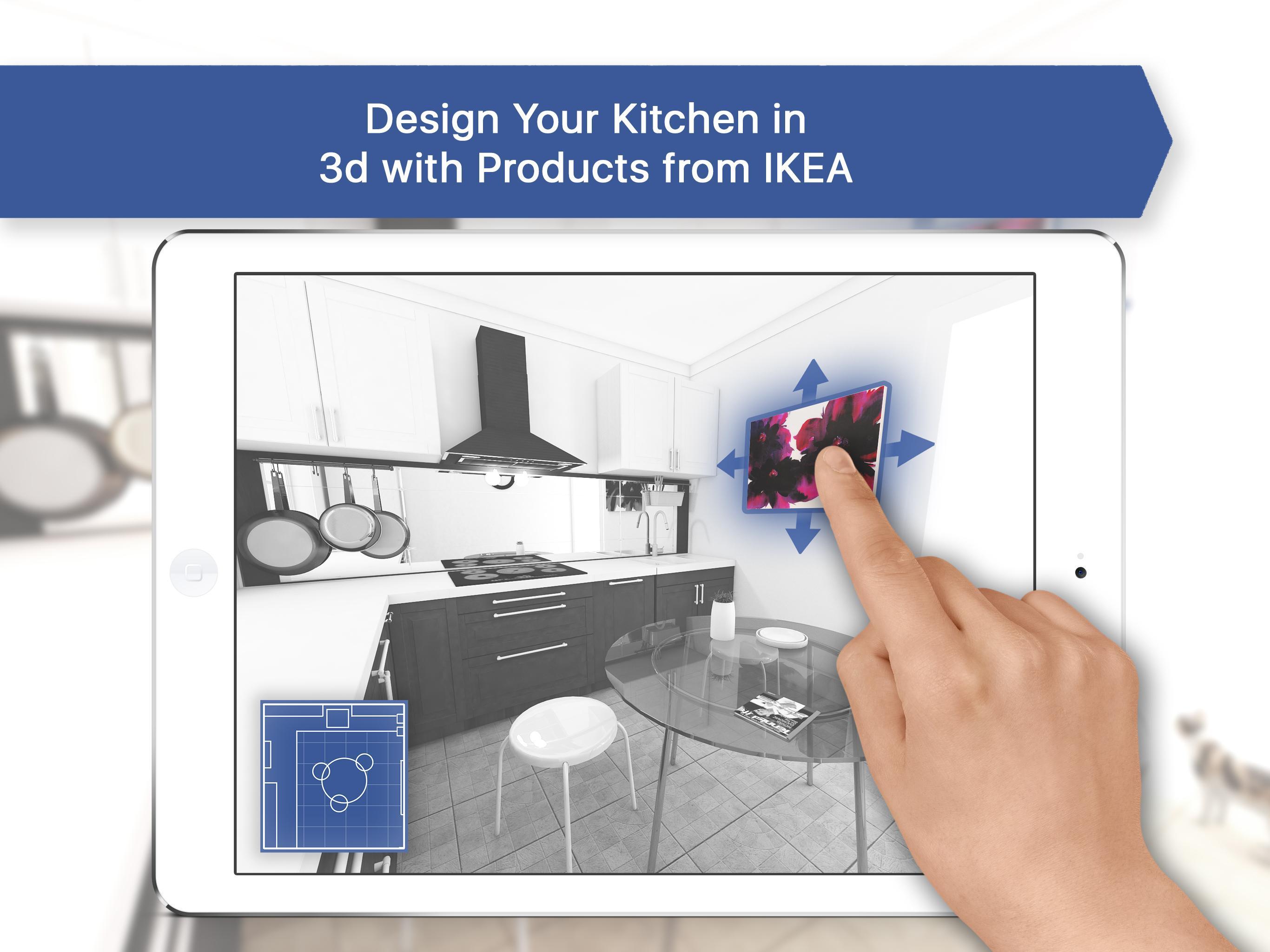 3D Kitchen Design for IKEA: Room Interior Planner 1000 Screenshot 5
