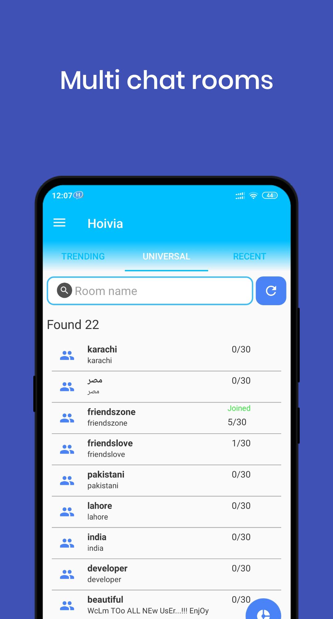 hoivia chat - find new friends 1.1.89 Screenshot 5
