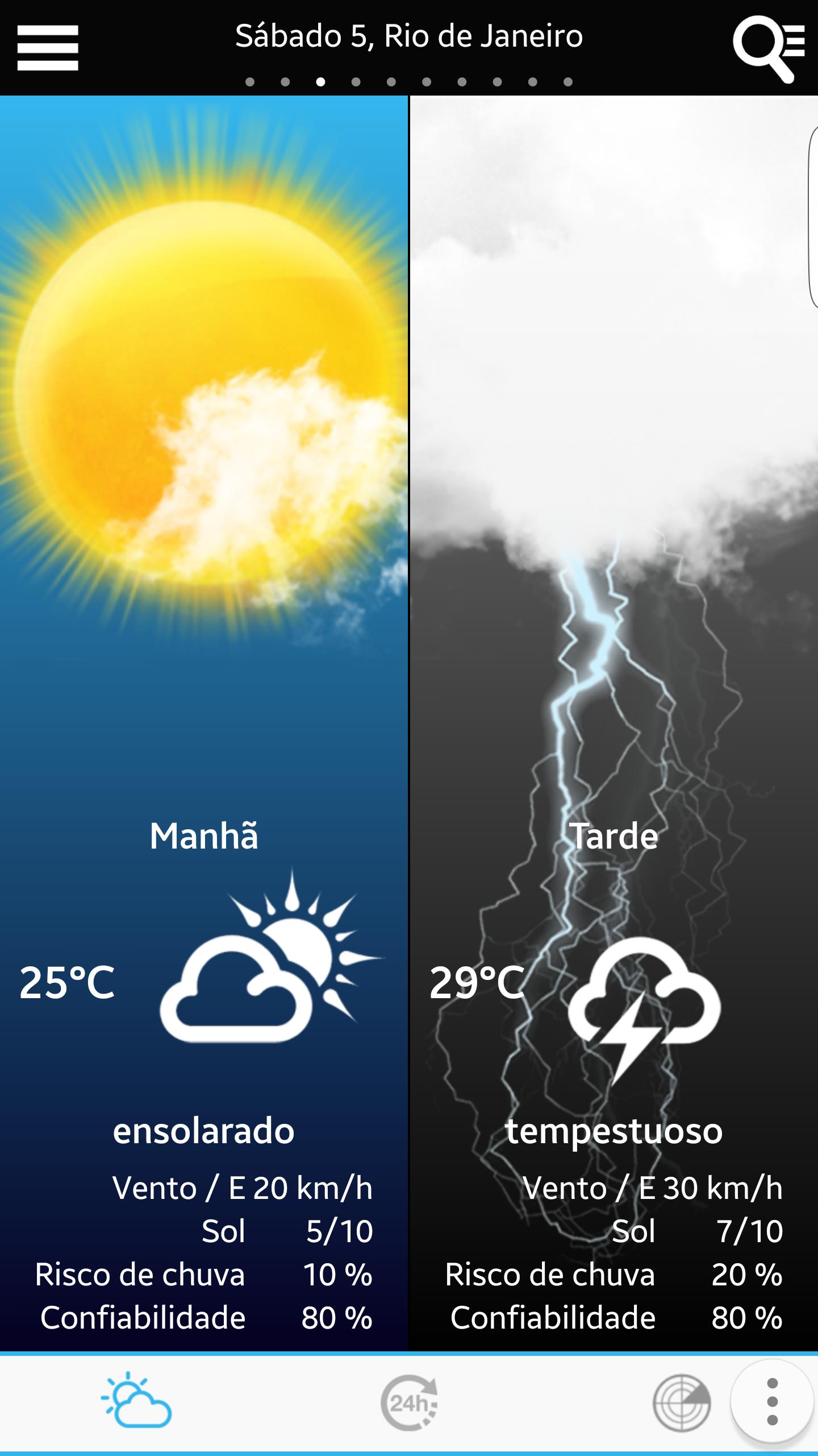 Weather for Brazil and World 3.7.6.16 Screenshot 1