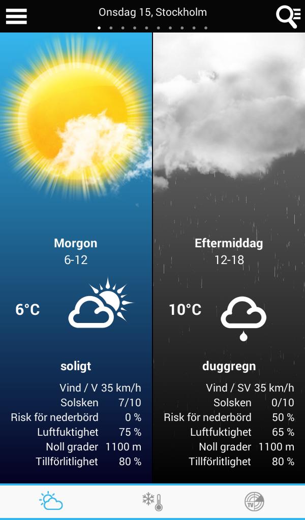 Weather for Sweden 3.7.8.16 Screenshot 15