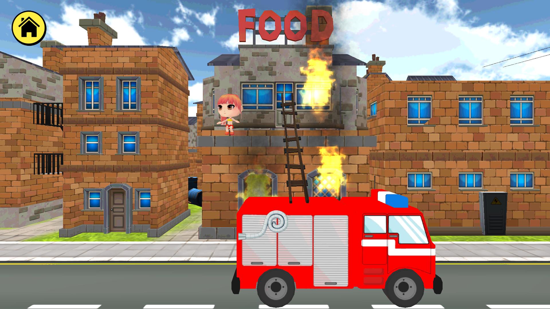 Kidlo Fire Fighter - Free 3D Rescue Game For Kids 1.8 Screenshot 3