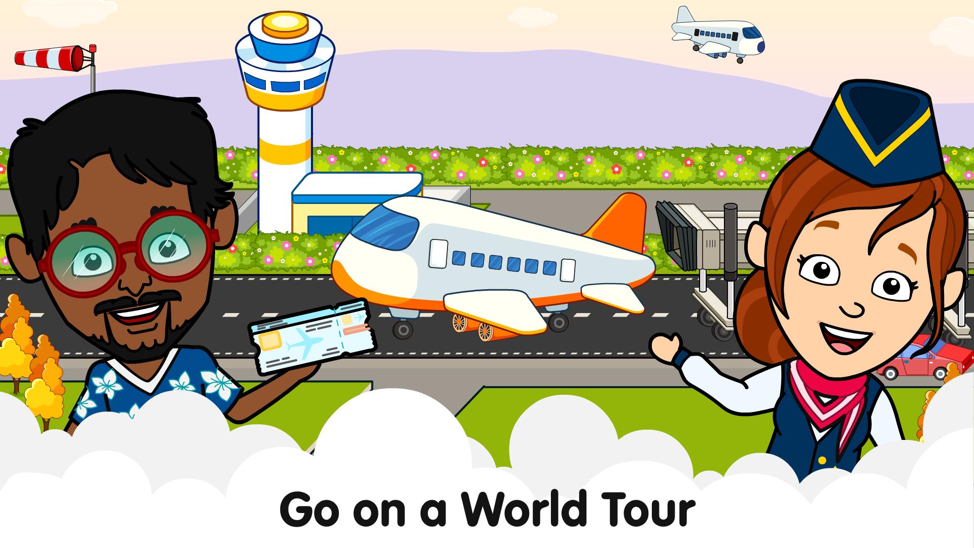 My Airport Town: Kids City Airplane Games for Free 1.5 Screenshot 1