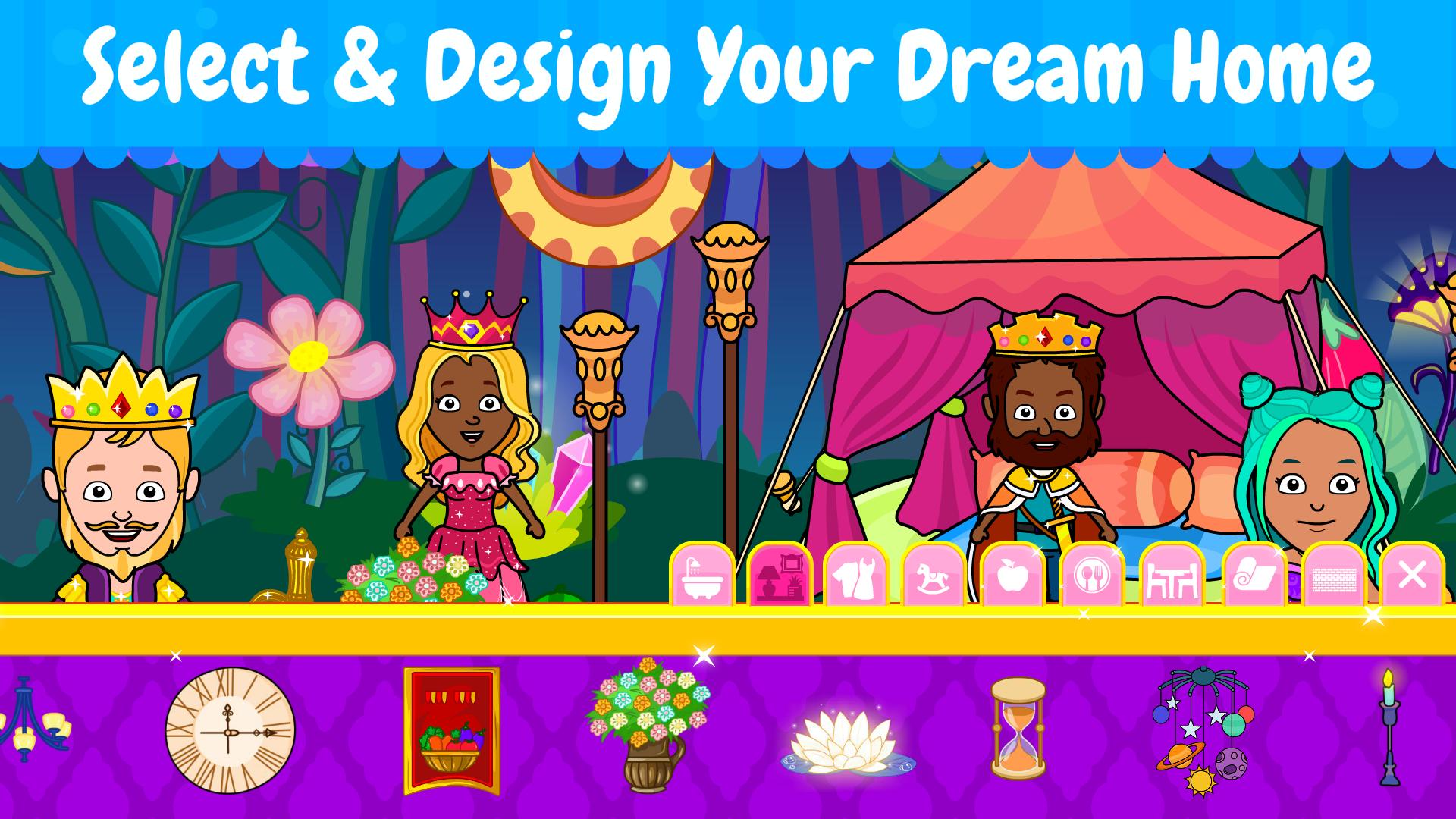 Tizi Town: My Princess Dollhouse Home Design Games 1.1 Screenshot 14