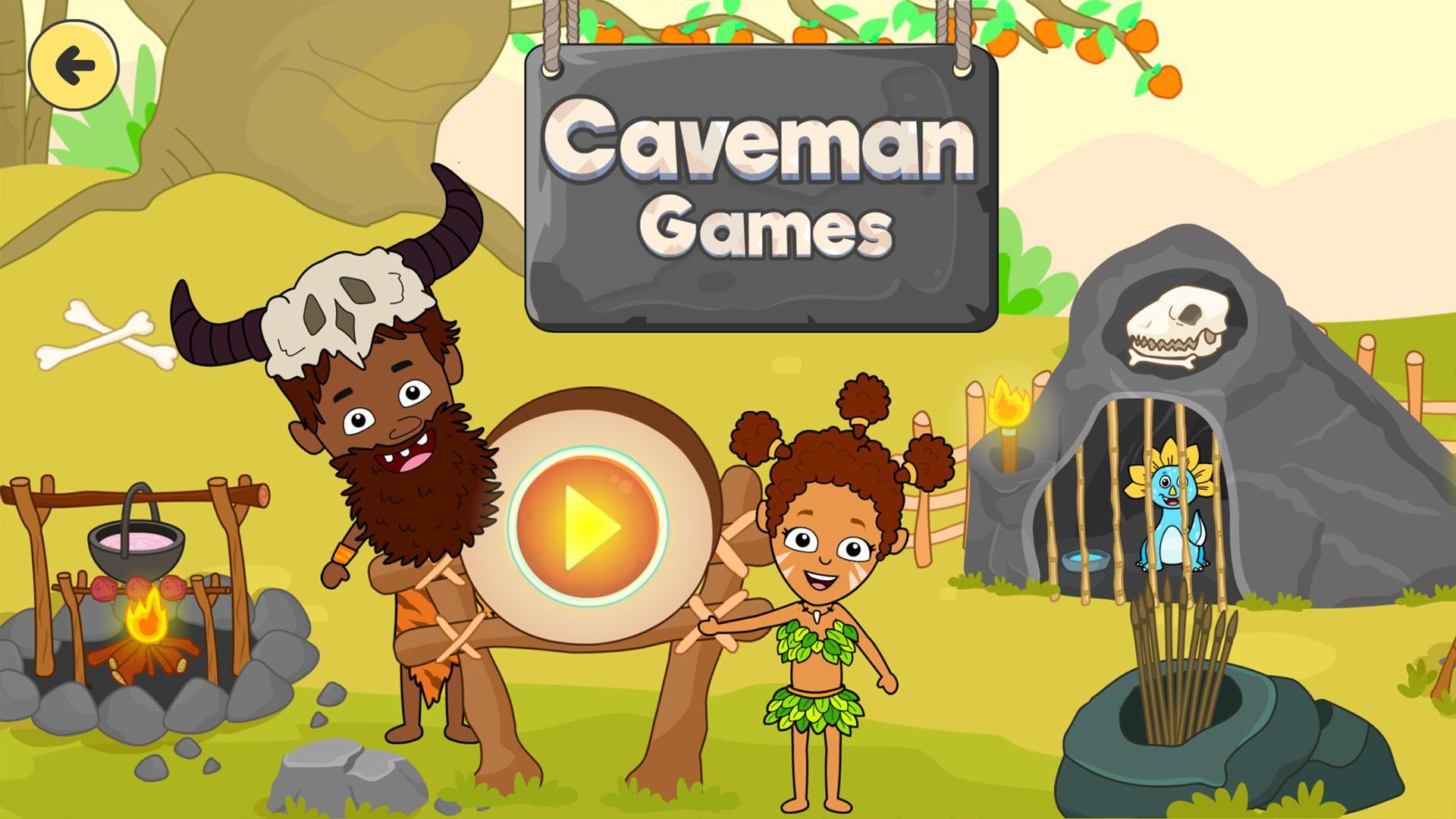 My Dinosaur Town - Jurassic Caveman Games for Kids 3.2 Screenshot 1