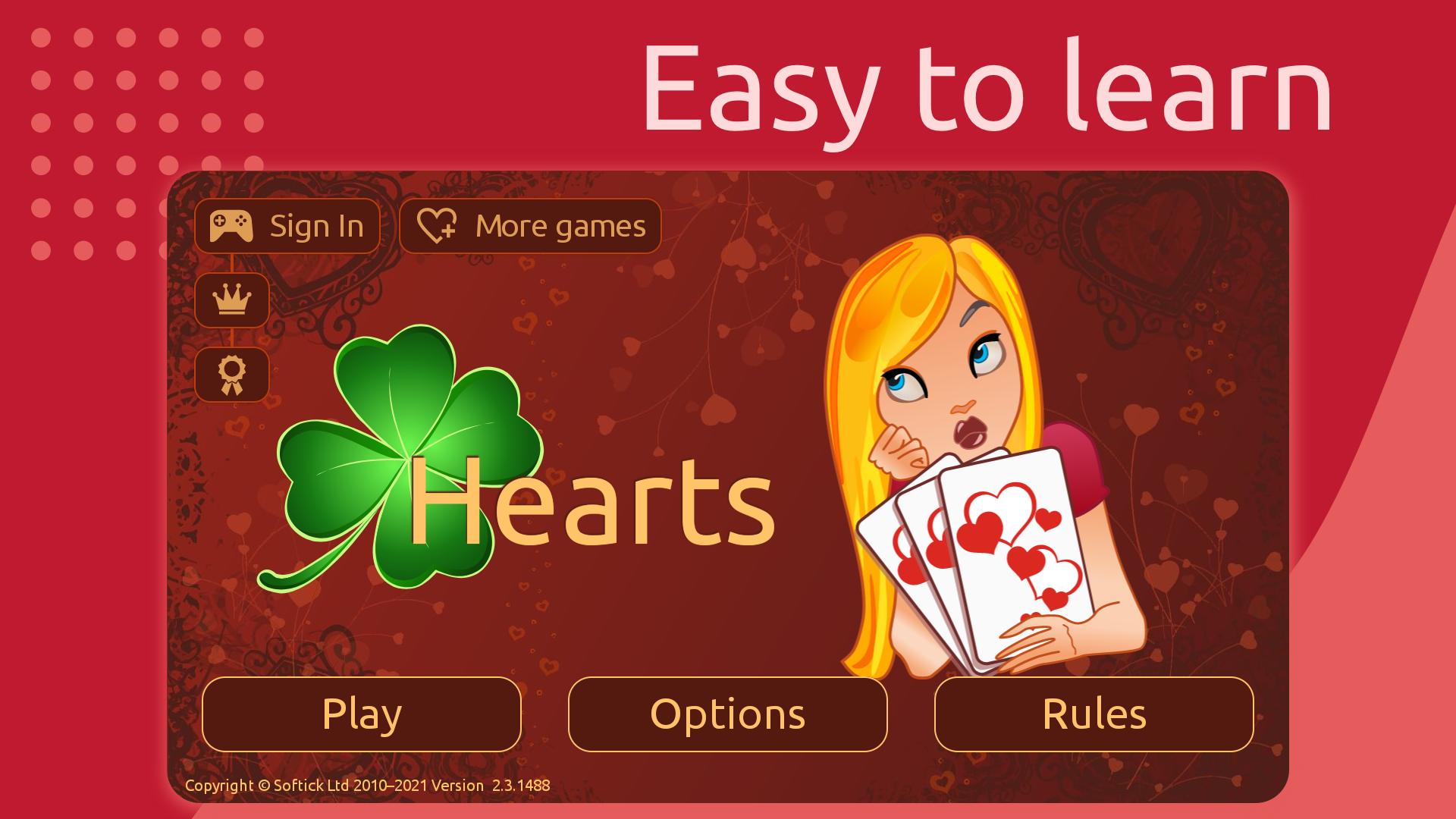 Hearts Deluxe Free Card Game 2.4.796 Screenshot 1