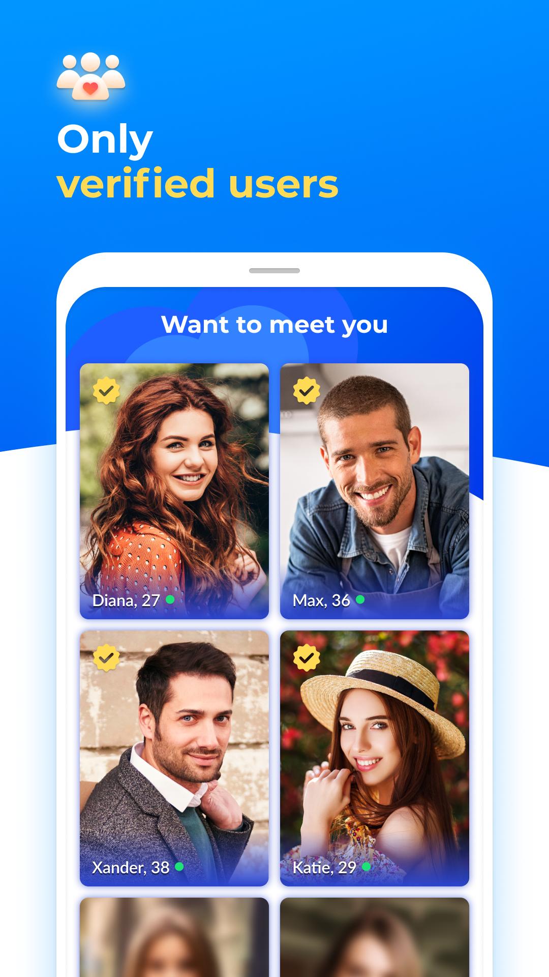 Dating with singles nearby - iHappy 1.0.41 Screenshot 2