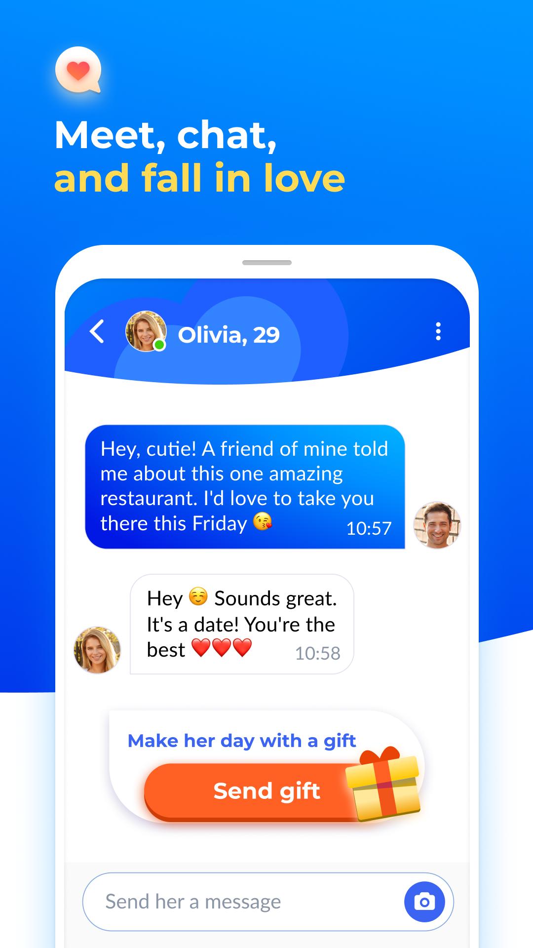 Dating with singles nearby - iHappy 1.0.41 Screenshot 4