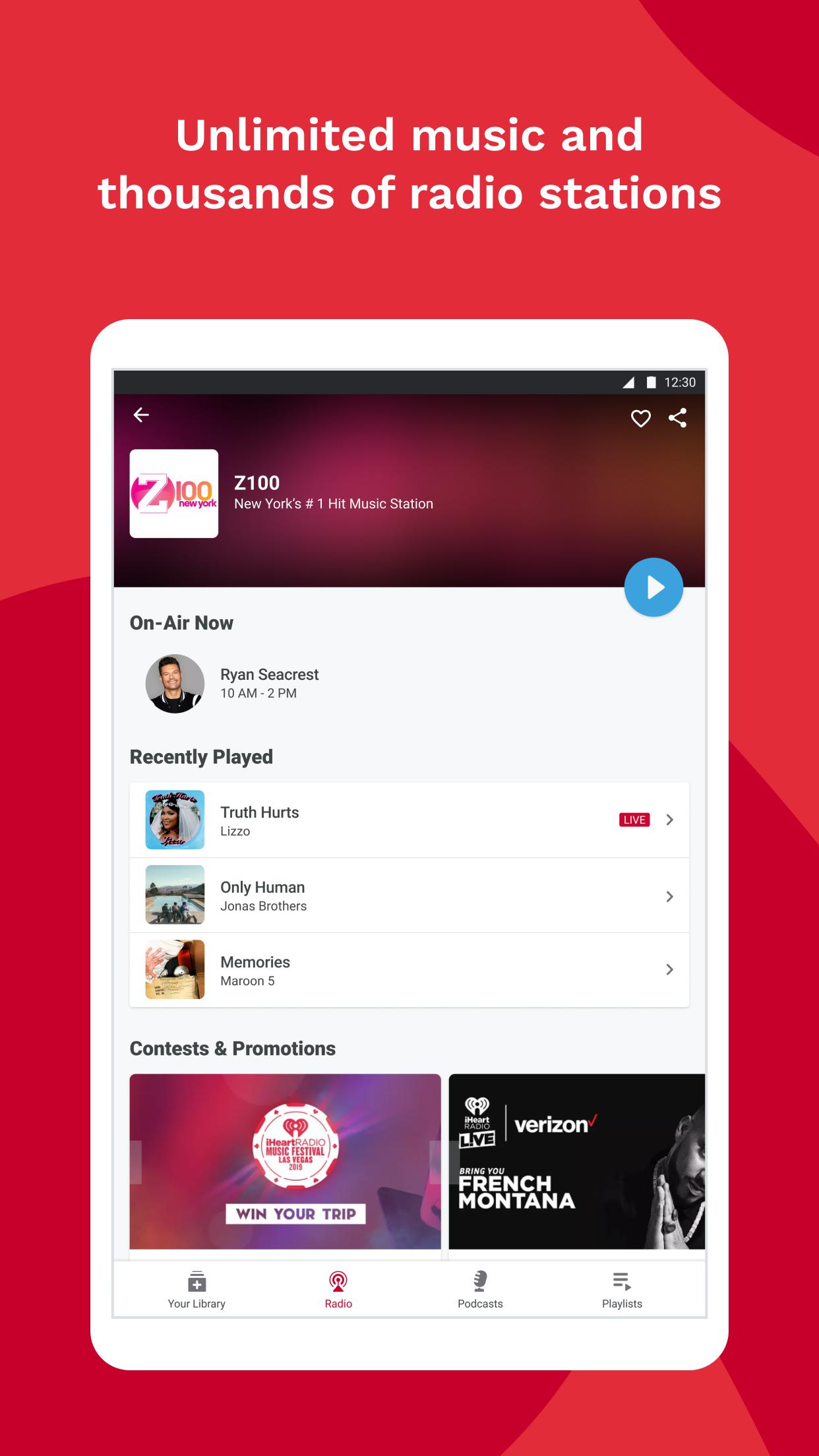 iHeartRadio Radio, Podcasts & Music On Demand  Screenshot 9