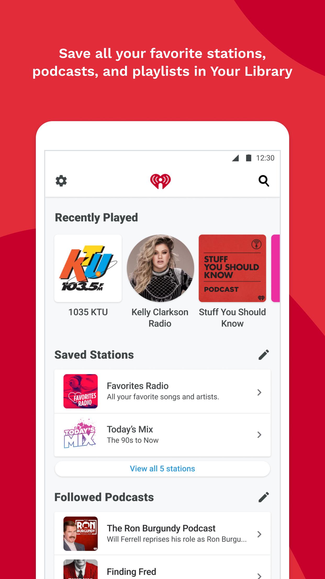 iHeartRadio Radio, Podcasts & Music On Demand 9.5.0 Screenshot 7