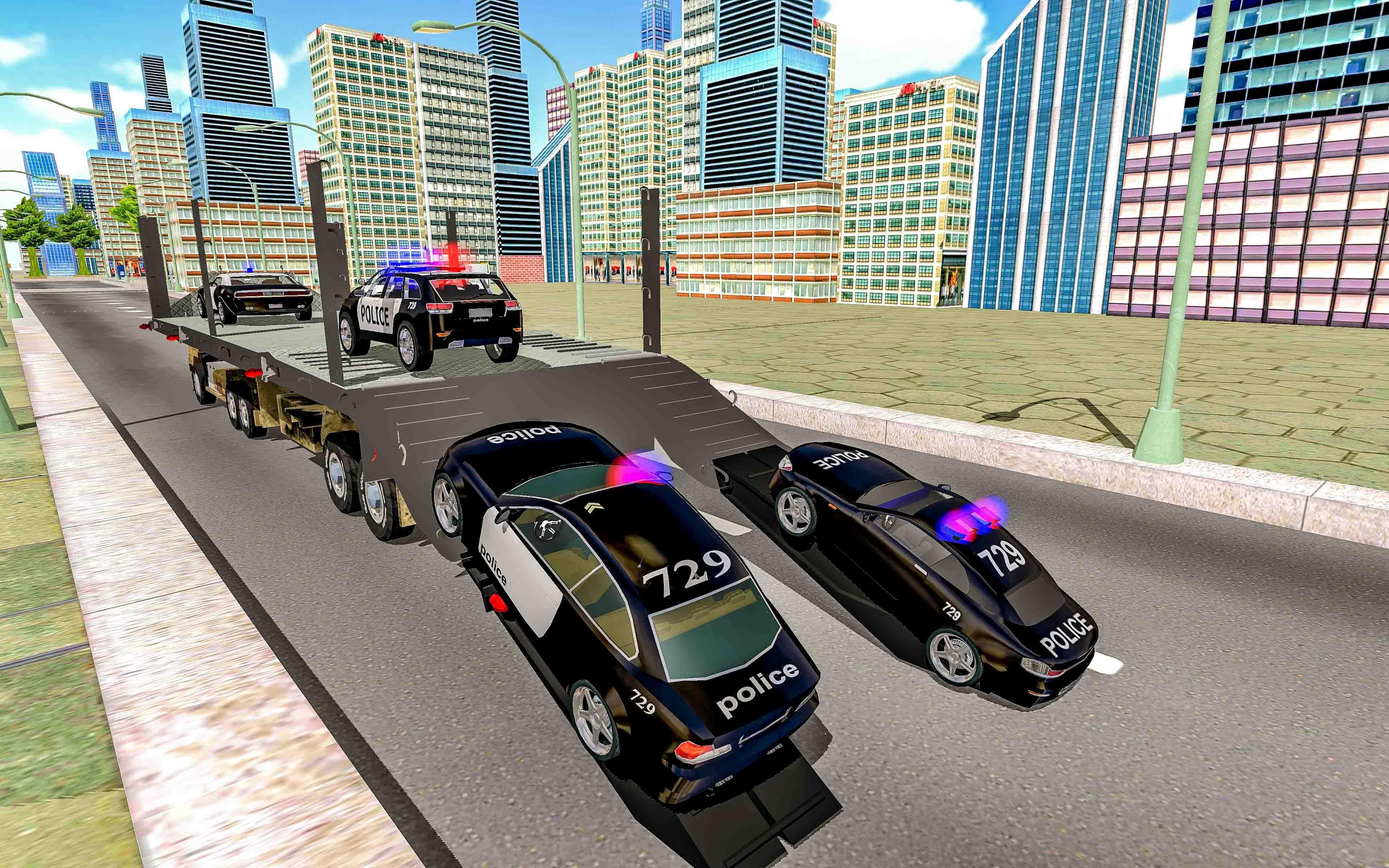 Police Robot Transport Car 1.4 Screenshot 2
