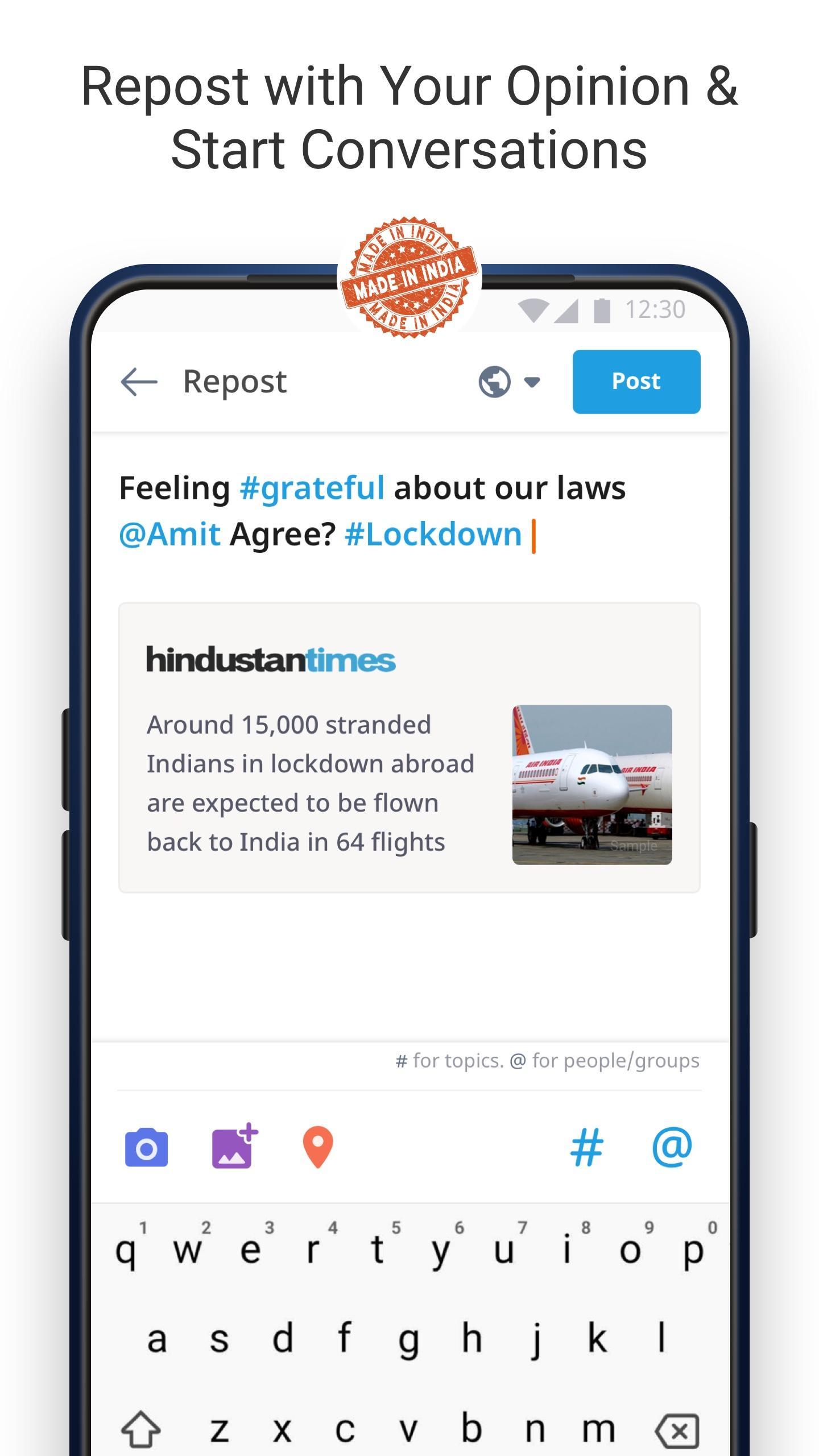 Dailyhunt 100% Indian App for News & Videos 16.1.2 Screenshot 4