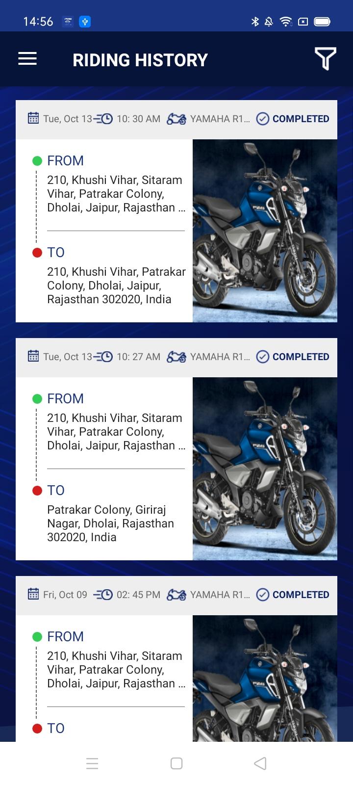 Yamaha Motorcycle Connect X 2.3 Screenshot 4