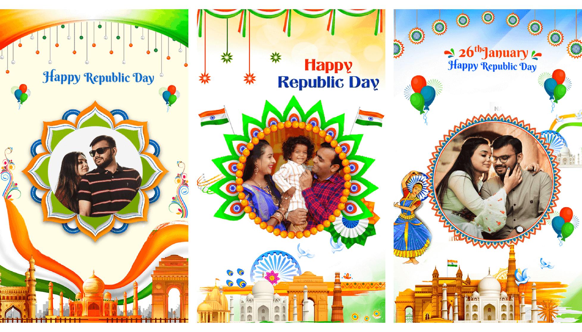 26 January Photo Frames Happy Republic Day Indian 11 Screenshot 1