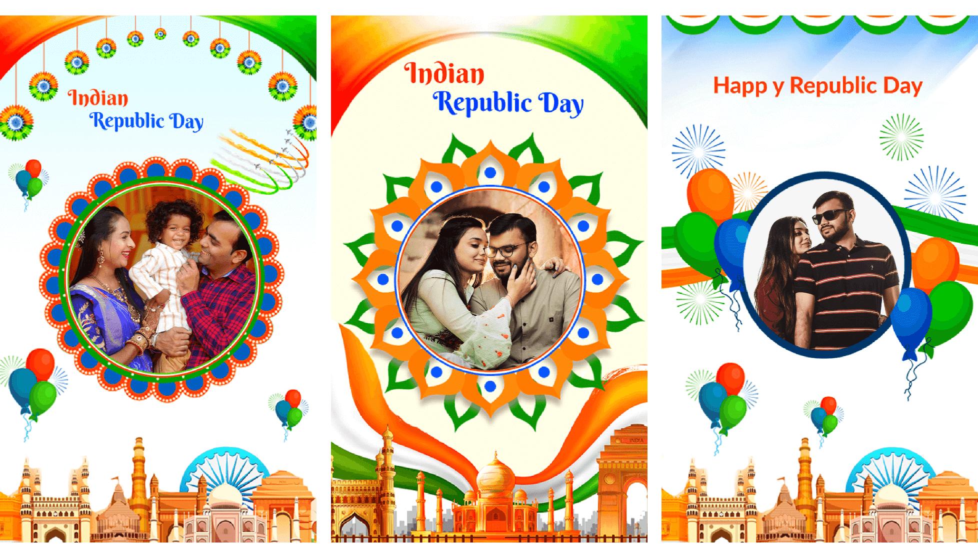 26 January Photo Frames Happy Republic Day Indian 11 Screenshot 2