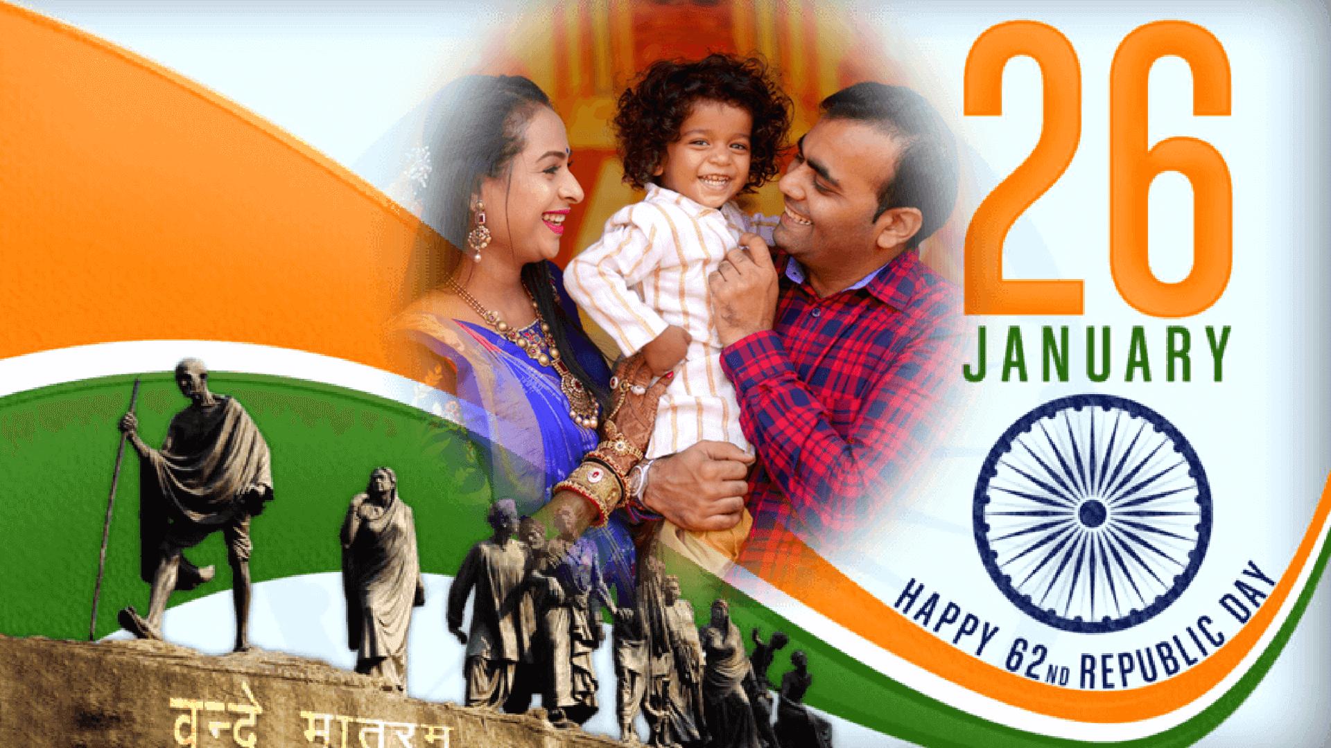 26 January Photo Frames Happy Republic Day Indian 11 Screenshot 3