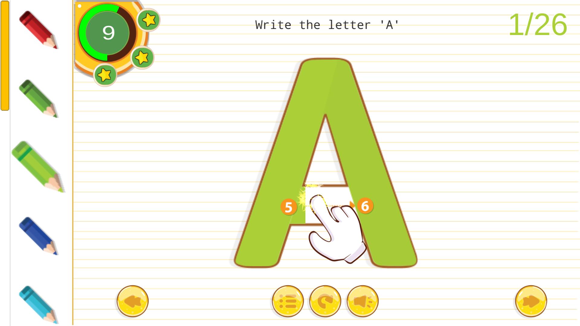 Learn To Write English ABC 1.4 Screenshot 1