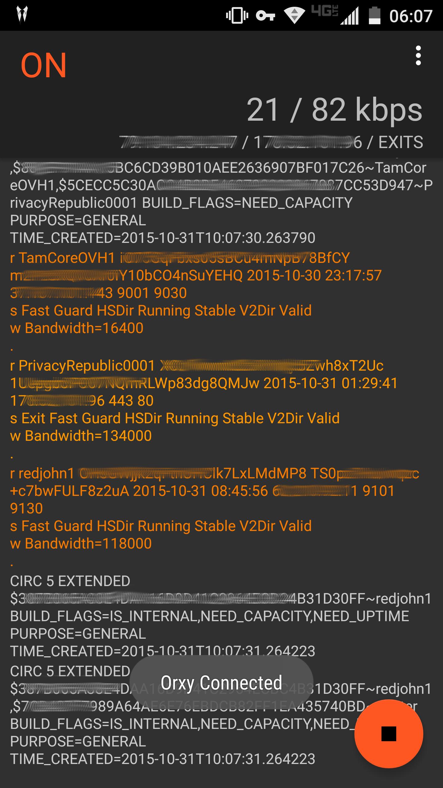 Orxy Tor Proxy 2.1.15 Screenshot 3