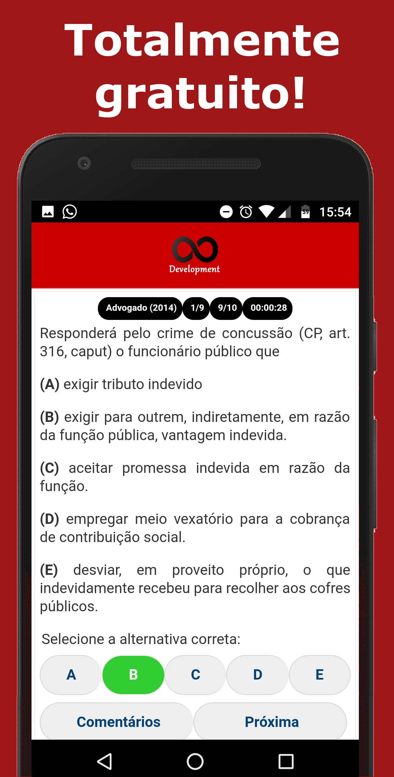 Simulado Direito Penal para Concursos 2.5 Screenshot 3