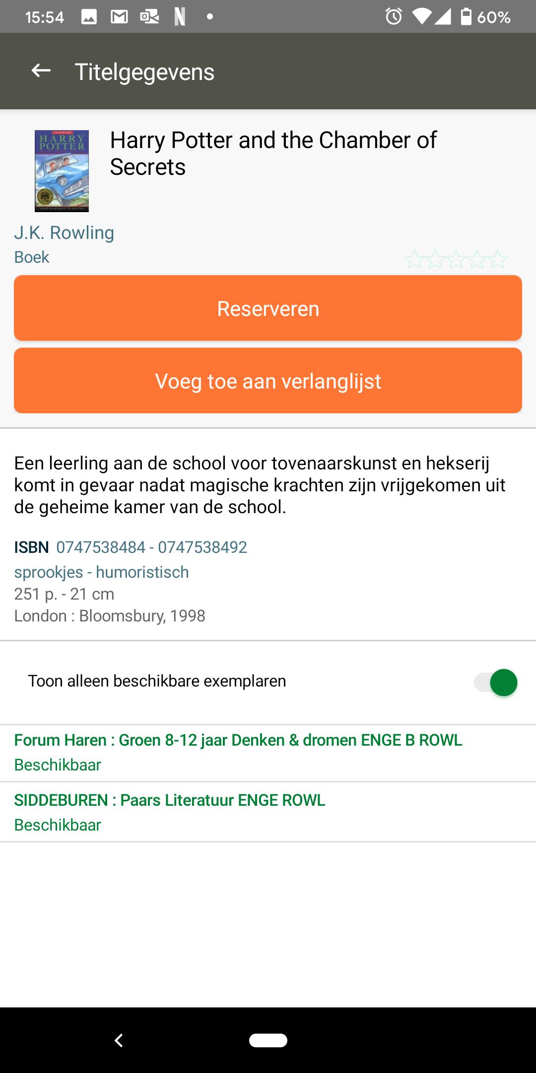 Biblionet Groningen 1.3.1 Screenshot 3