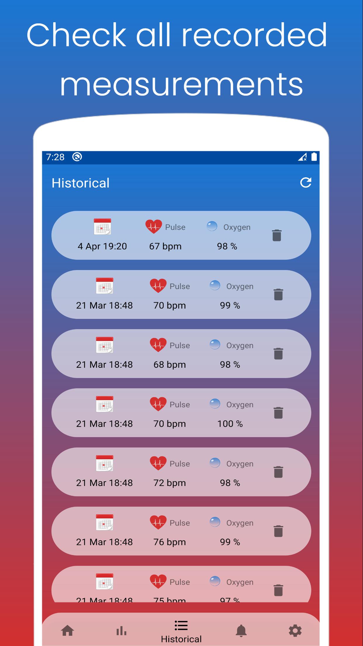 Pulse Oximeter Tracker 2.7 Screenshot 5