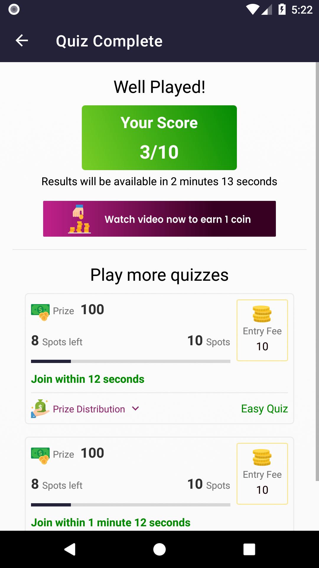 Ettywinz 8020 - Easy Quiz(Trivia) Game 1.5.5 Screenshot 6