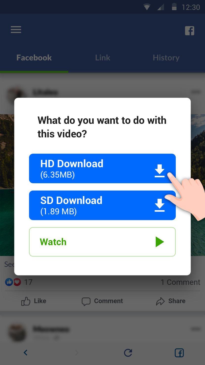 Video Downloader for Facebook Video Downloader 1.3.1 Screenshot 3