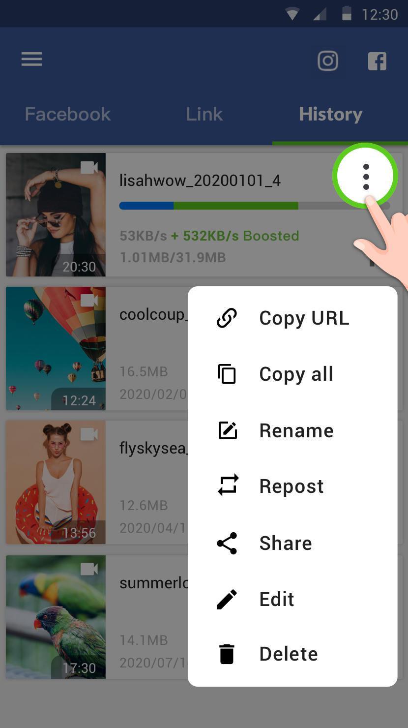 Video Downloader for Facebook Video Downloader 1.3.1 Screenshot 5